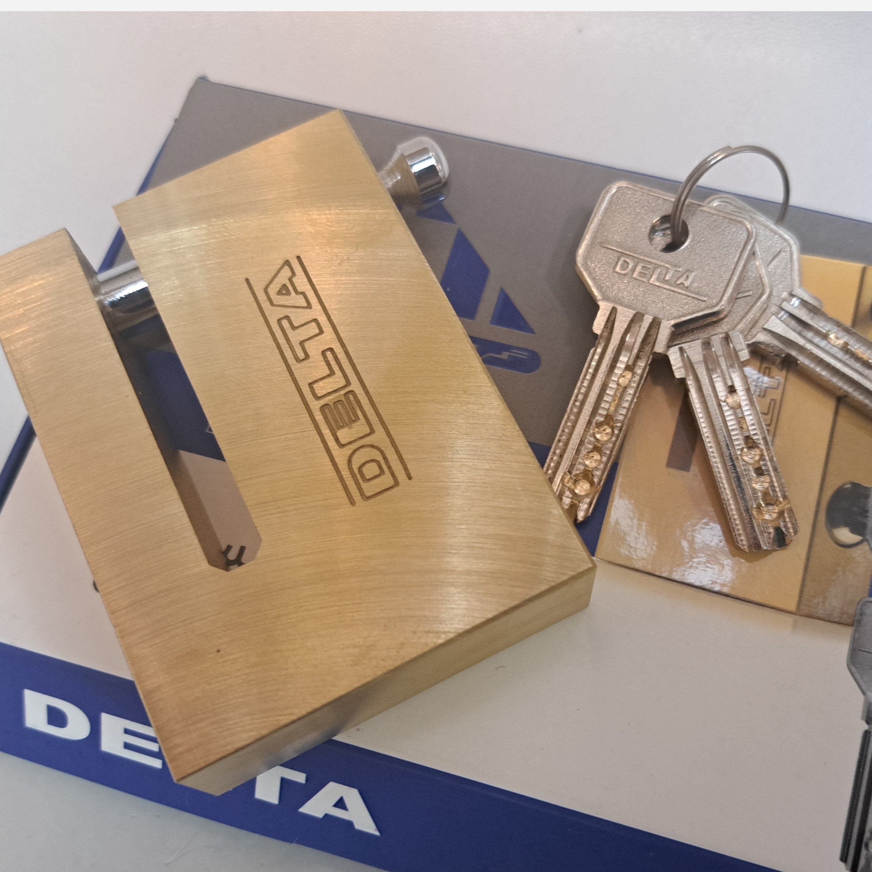 قفل دیسک موتور سیکلت تمام برنجی دلتا