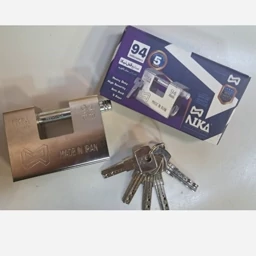 قفل کتابی سایز 94 فولادی نیکا مدل لاکچری