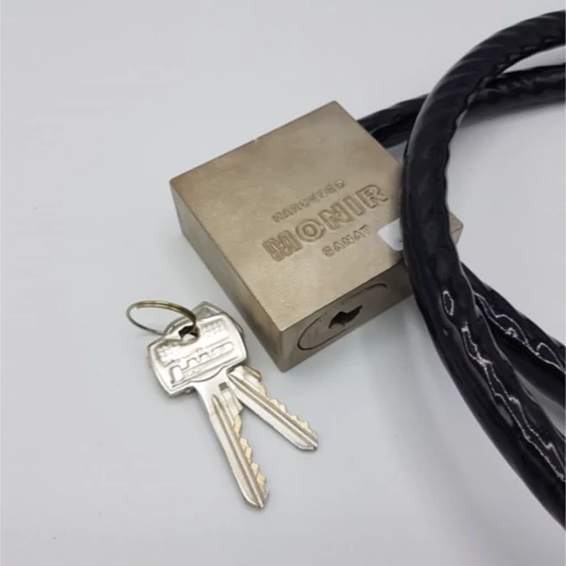 قفل موتور سیکلت بکسلی  فولادی منیر صنعت