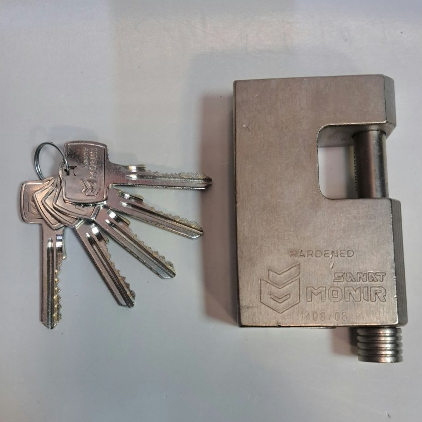 قفل کتابی 110 فولادی 18 ساچمه منیر صنعت