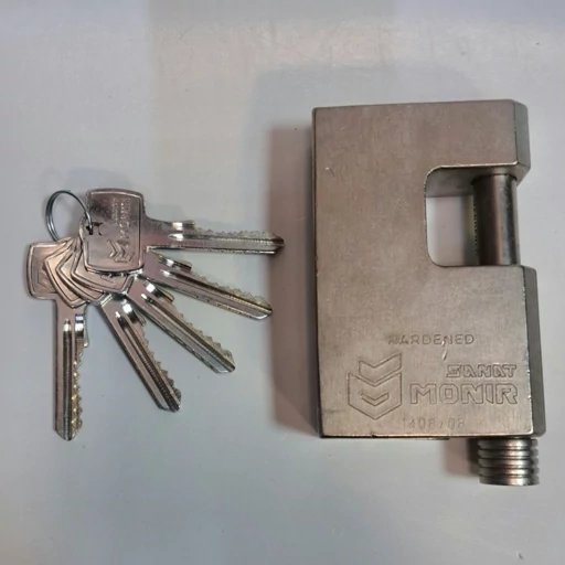 قفل کتابی 110 فولادی 18 ساچمه منیر صنعت